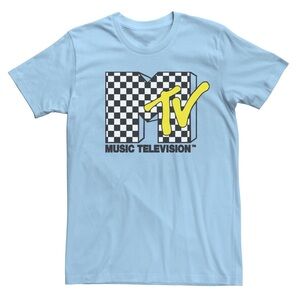 MTV Checkered Logo T-Shirt (Size: Large)